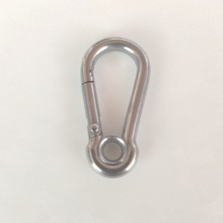 Karabiner Edelstahl mit Kausch, mittel